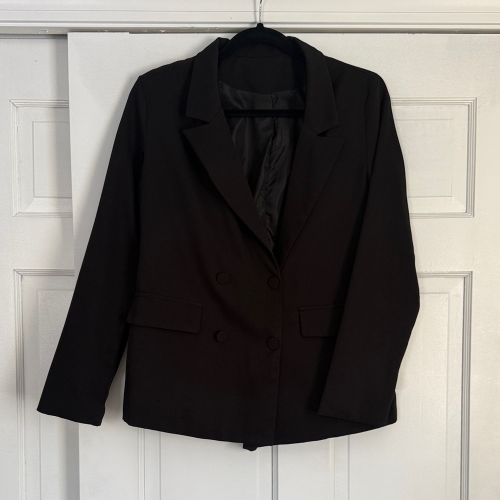 SHEIN Elegant Black Blazer